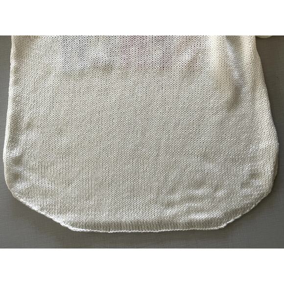 Wooden Ships Sz S/M Beach Pullover Sweater White Vacation Boho Cruise Relaxed - Picture 10 of 12